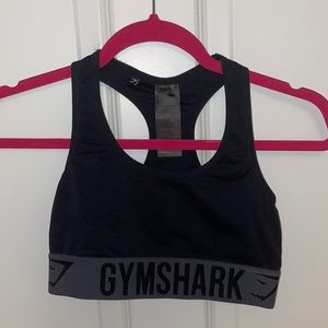Gym shark medium support sports bra black